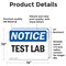 Signmission Test Lab, 14 in W x Rectangle, Vinyl Decal OS-2PACK-NS-D-1014-L-18543 - alternate 6